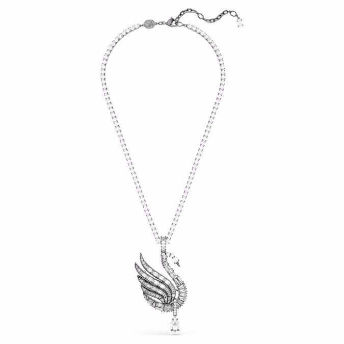 Swan pendant and brooch